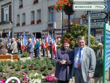 Fabienne Thibaut et le Dput Maire