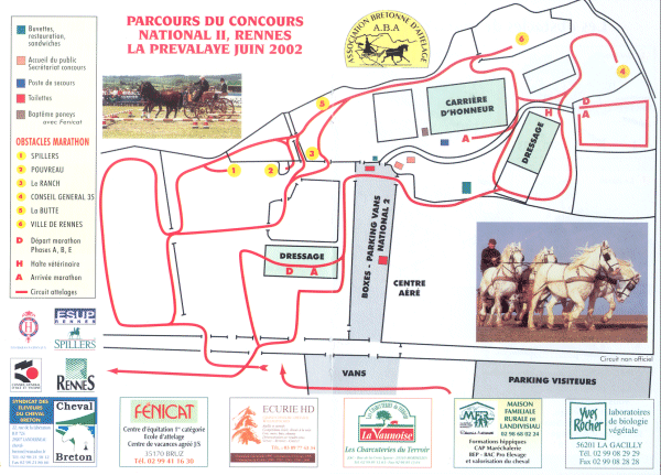 plan du site et parcours